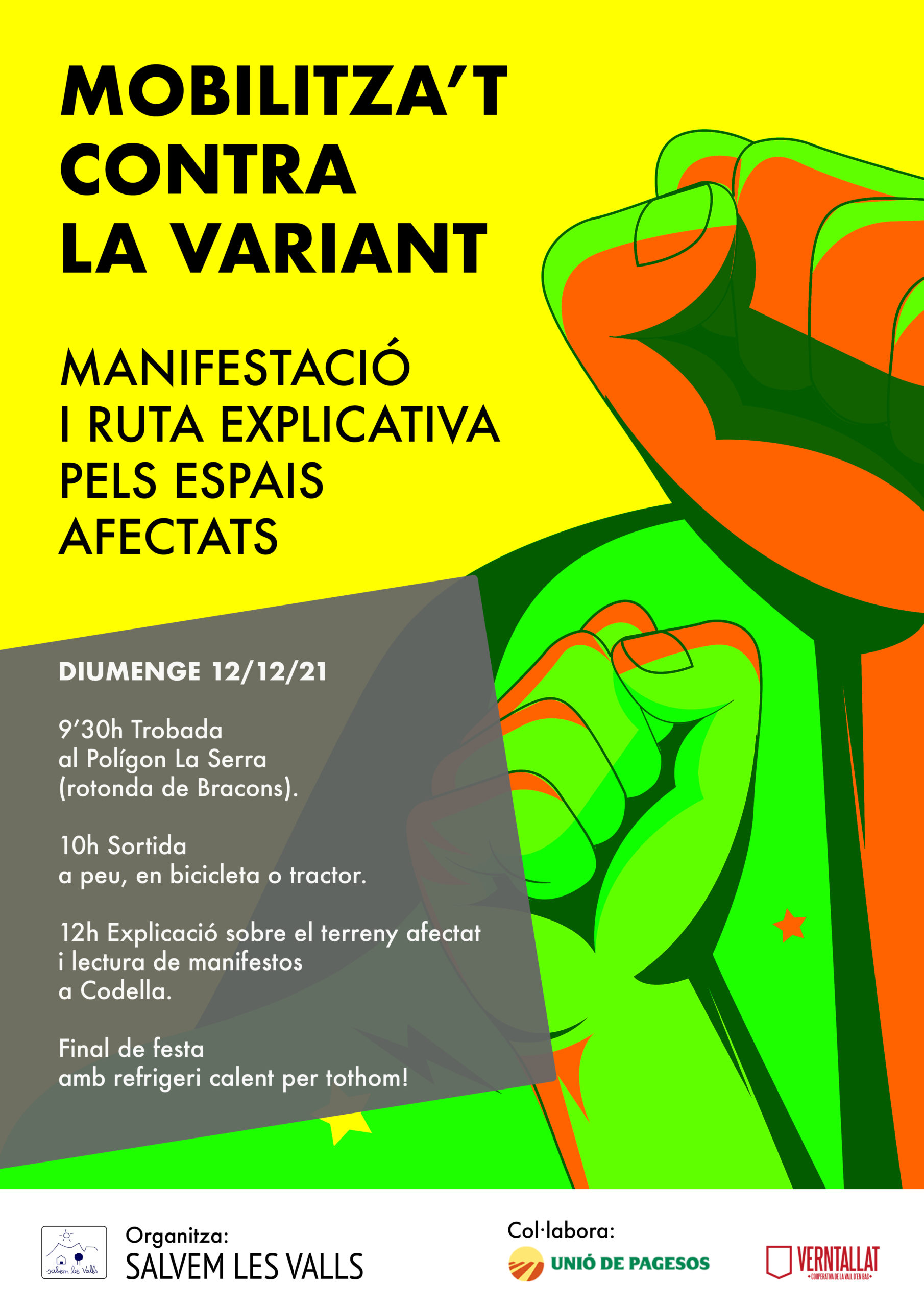 Mobilització contra la variant